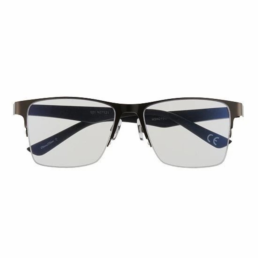 Mens * | Men'S Sonoma Goods For Life 56Mm Blue Light Metal Glasses