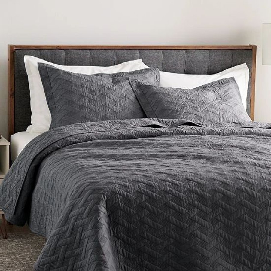 Bed & Bath * | Sonoma Goods For Life Heritage Cotton Geo Quilt Or Sham