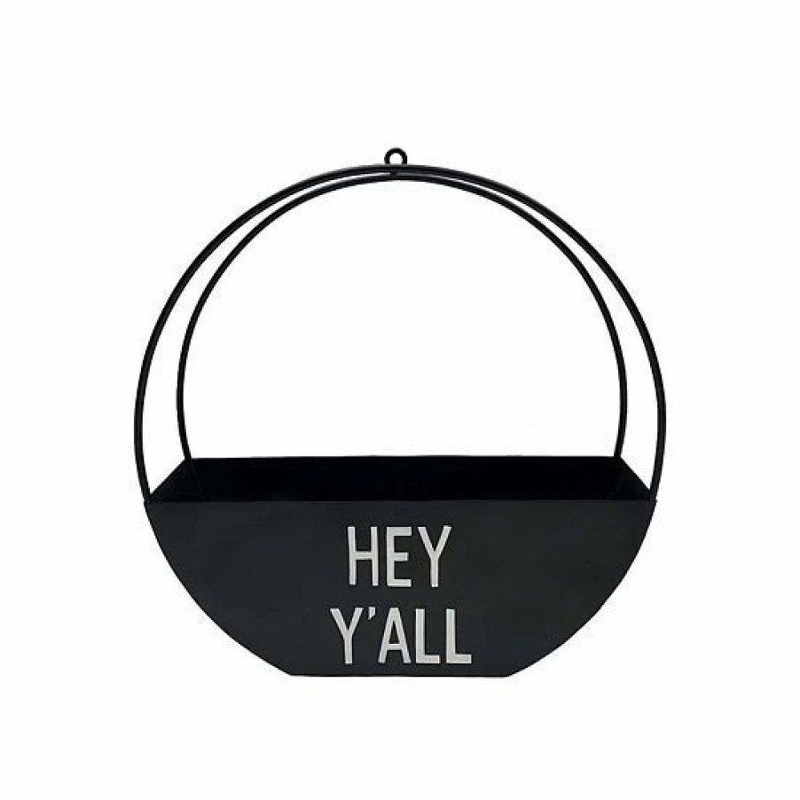 Home Decor * | Sonoma Goods For Life Hey Y'All Planter Wall Decor