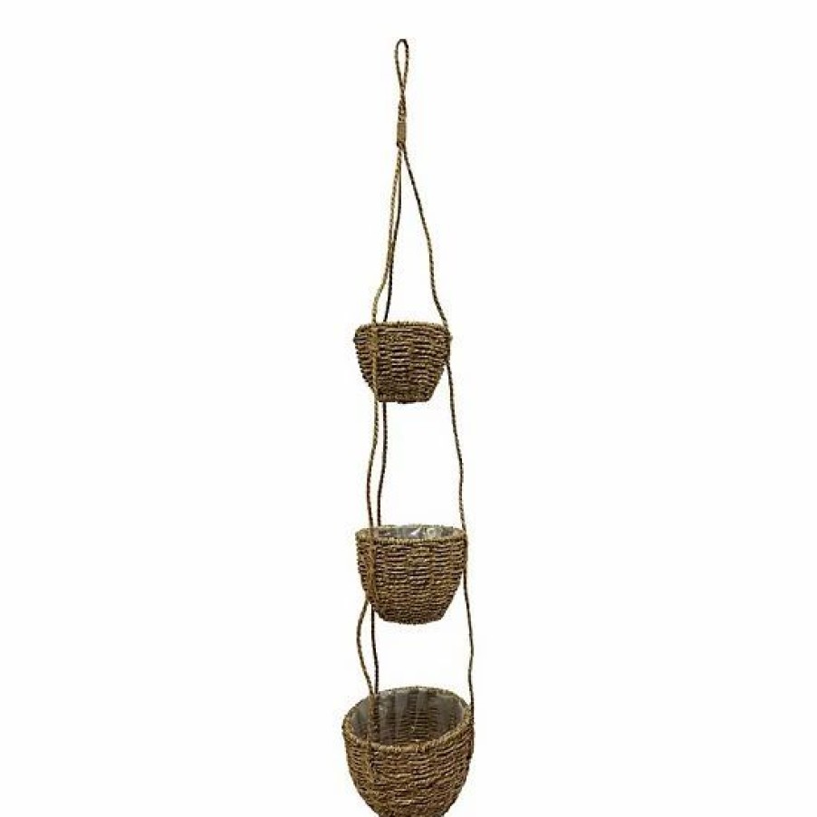 Home Decor * | Sonoma Goods For Life Trio Hanging Planter Wall Decor