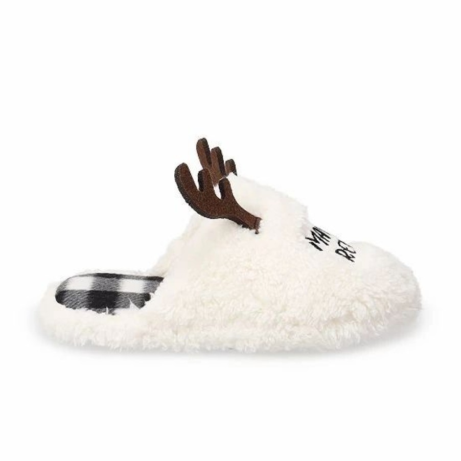 Womens * | Sonoma Goods For Life Women'S Jammies For Your Families Spanish Reindeer Slippers