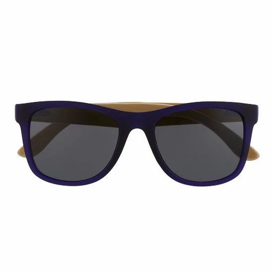 Mens * | Men'S Sonoma Goods For Life 54Mm Square Wood Temple Sunglasses