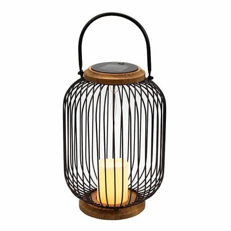 Home Decor * | Sonoma Goods For Life Solar Led Lantern Floor Decor