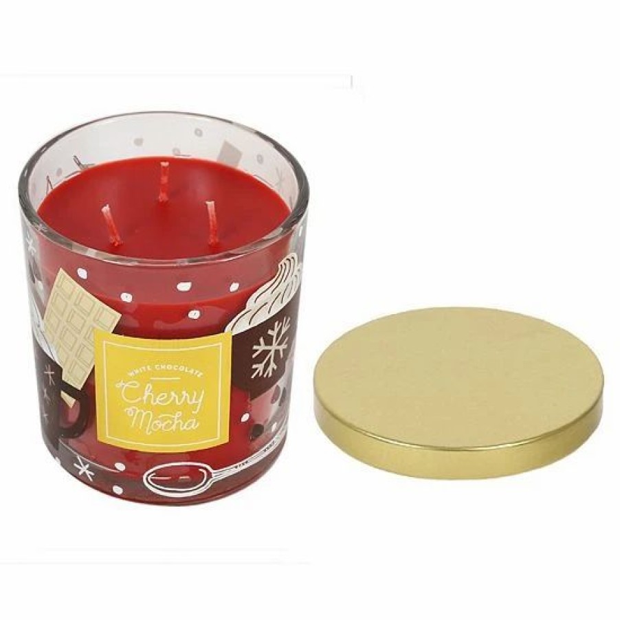 Home Decor * | Sonoma Goods For Life White Chocolate Cherry Mocha Candle Jar