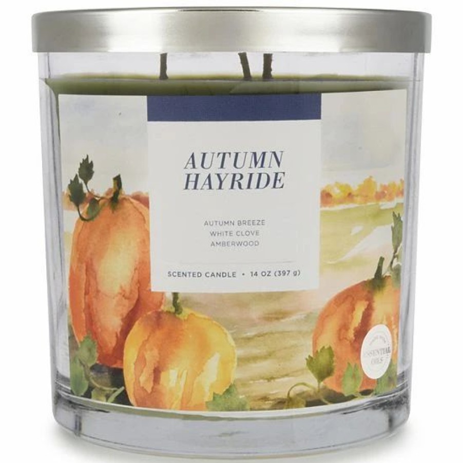 Home Decor * | Sonoma Goods For Life Autumn Hayride 14-Oz. Candle Jar