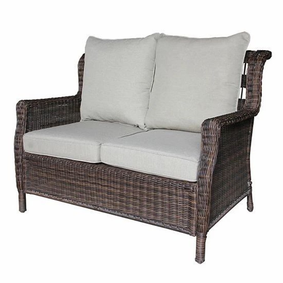 Furniture * | Sonoma Goods For Life Cortena Wicker Patio Loveseat