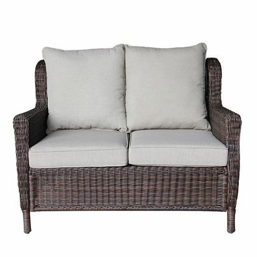 Furniture * | Sonoma Goods For Life Cortena Wicker Patio Loveseat