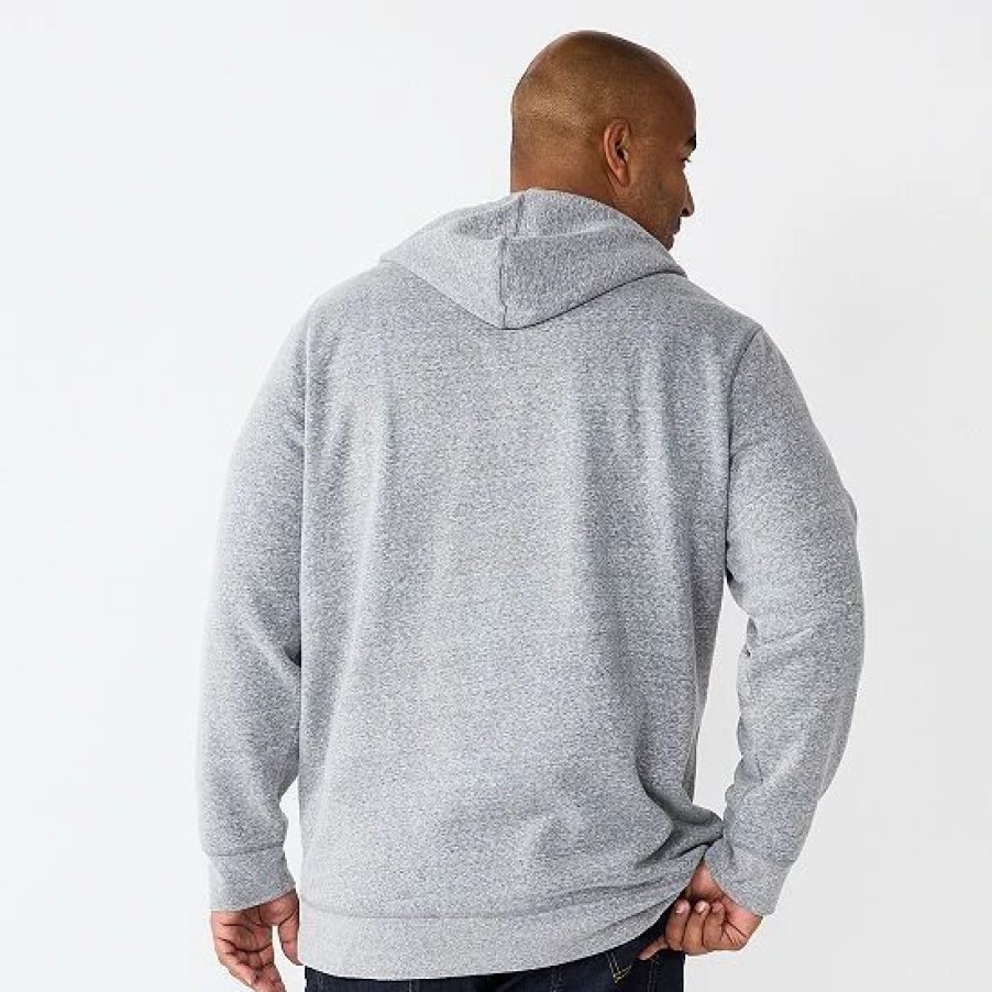 Mens * | Big & Tall Sonoma Goods For Life Full-Zip Fleece Hoodie