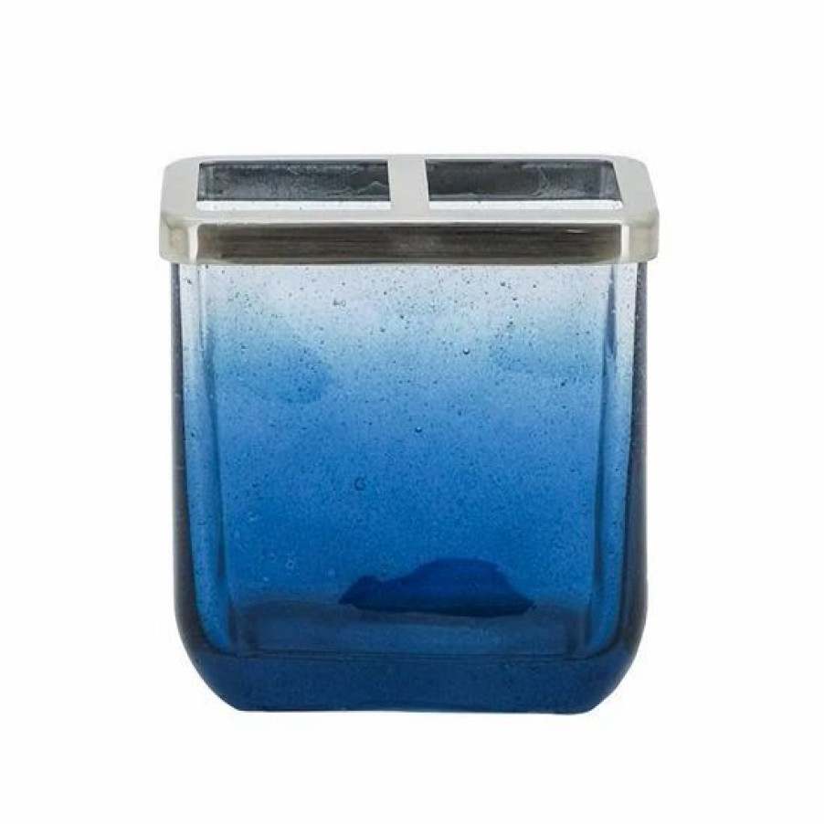 Bed & Bath * | Sonoma Goods For Life Blue Ombre Toothbrush Holder