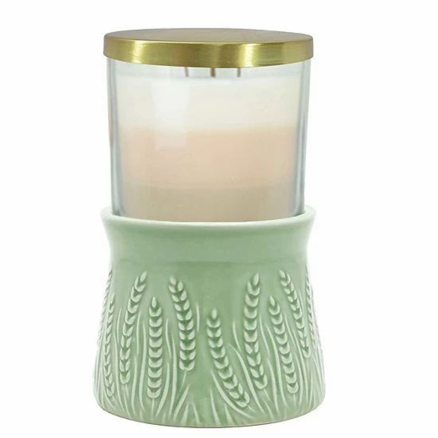 Home Decor * | Sonoma Goods For Life Wheat Pedestal Candleholder Table Decor