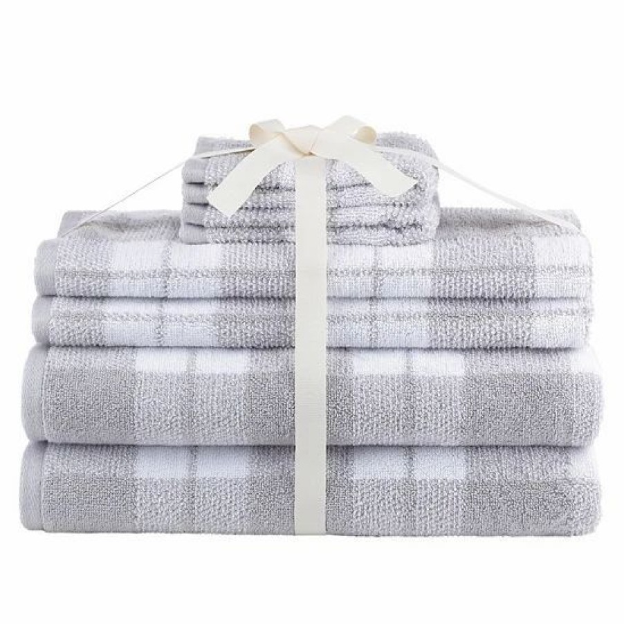 Bed & Bath * | Sonoma Goods For Life Buffalo Check Hygro Plaid Towel Set