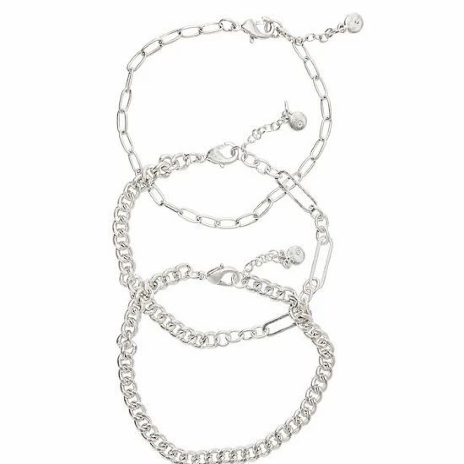 Womens * | Sonoma Goods For Life 3 Pack Multi Chains & Bracelet Set