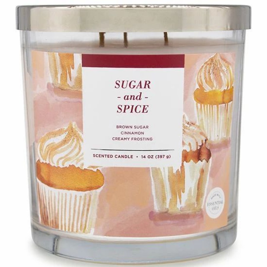 Home Decor * | Sonoma Goods For Life Sugar & Spice 14-Oz. Candle Jar