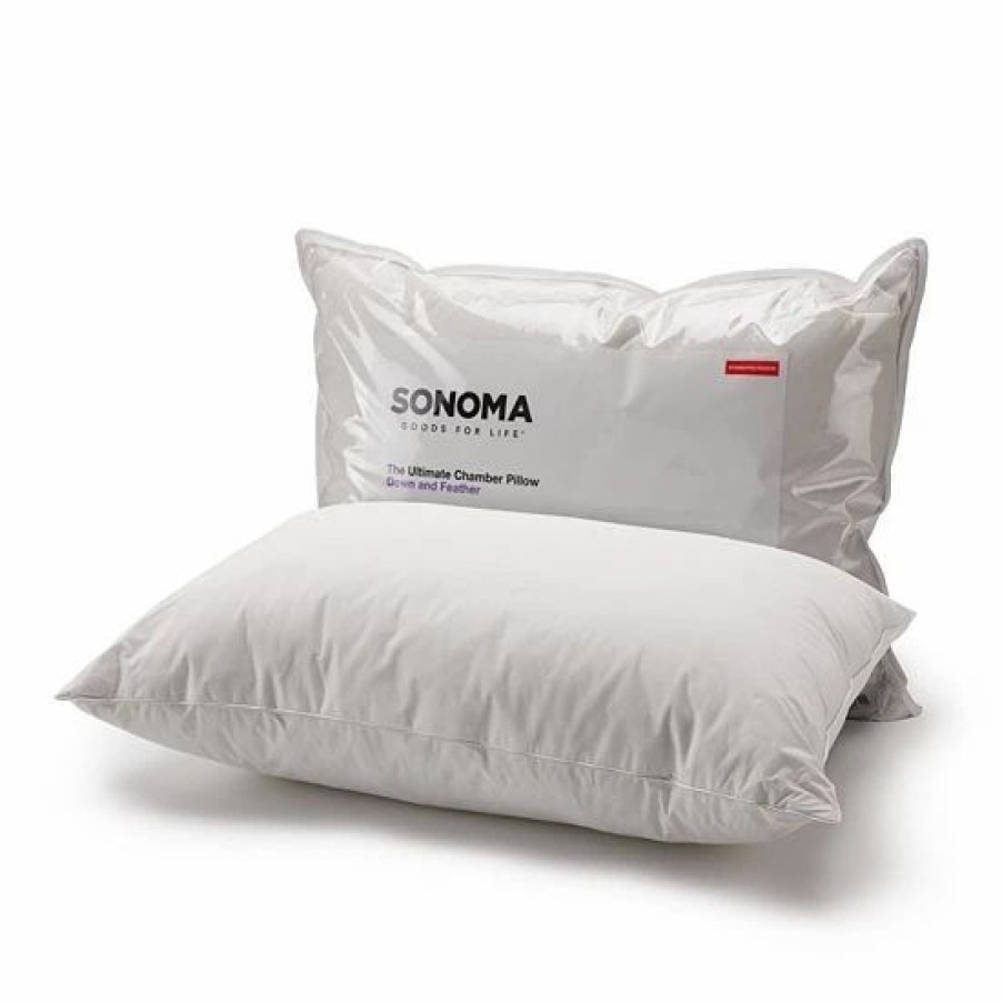 Bed & Bath * | Sonoma Goods For Life Ultimate Down And Feather Chamber Pillow