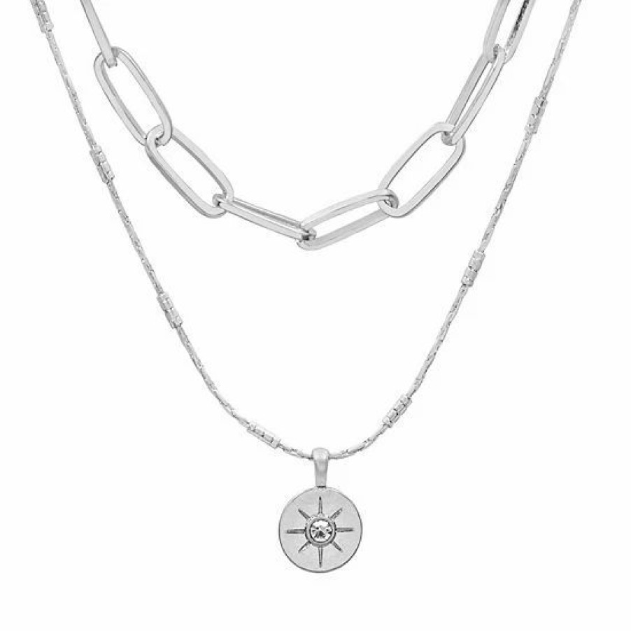 Womens * | Sonoma Goods For Life 2 Row Chain Necklace