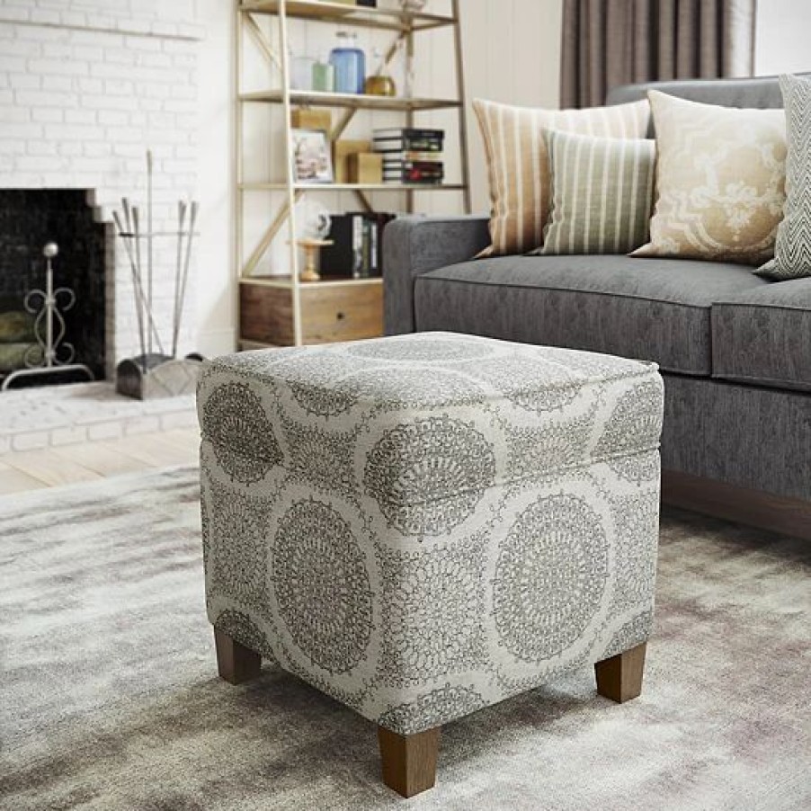 Furniture * | Sonoma Goods For Life Klein Storage Ottoman