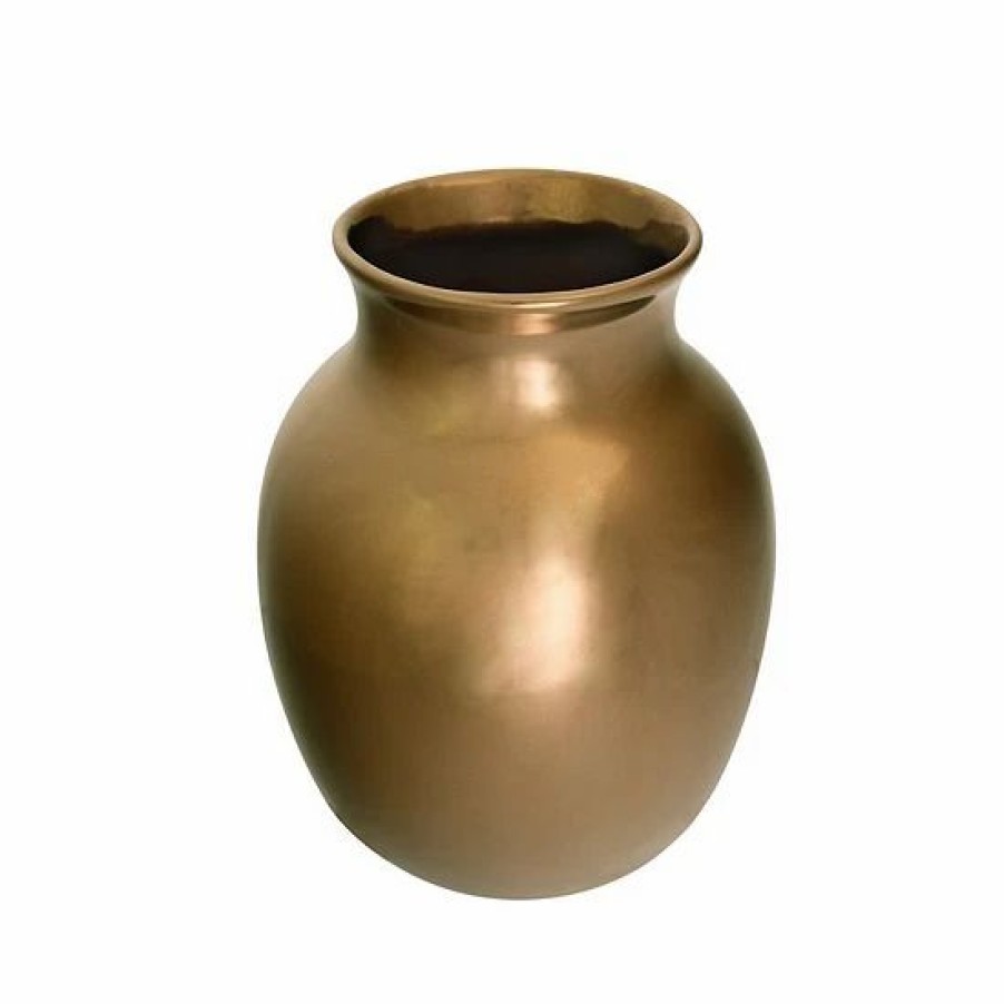 Home Decor * | Sonoma Goods For Life 8 Antique Metallic Bronze Ceramic Vase