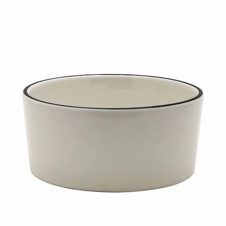 Pet Supplies * | Sonoma Goods For Life Rimmed Pet Bowl