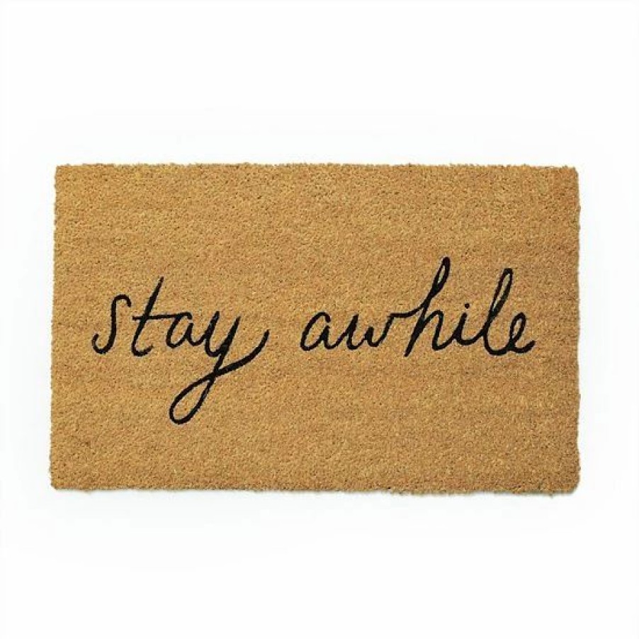 Home Decor * | Sonoma Goods For Life Stay Awhile 18" X 30" Coir Doormat