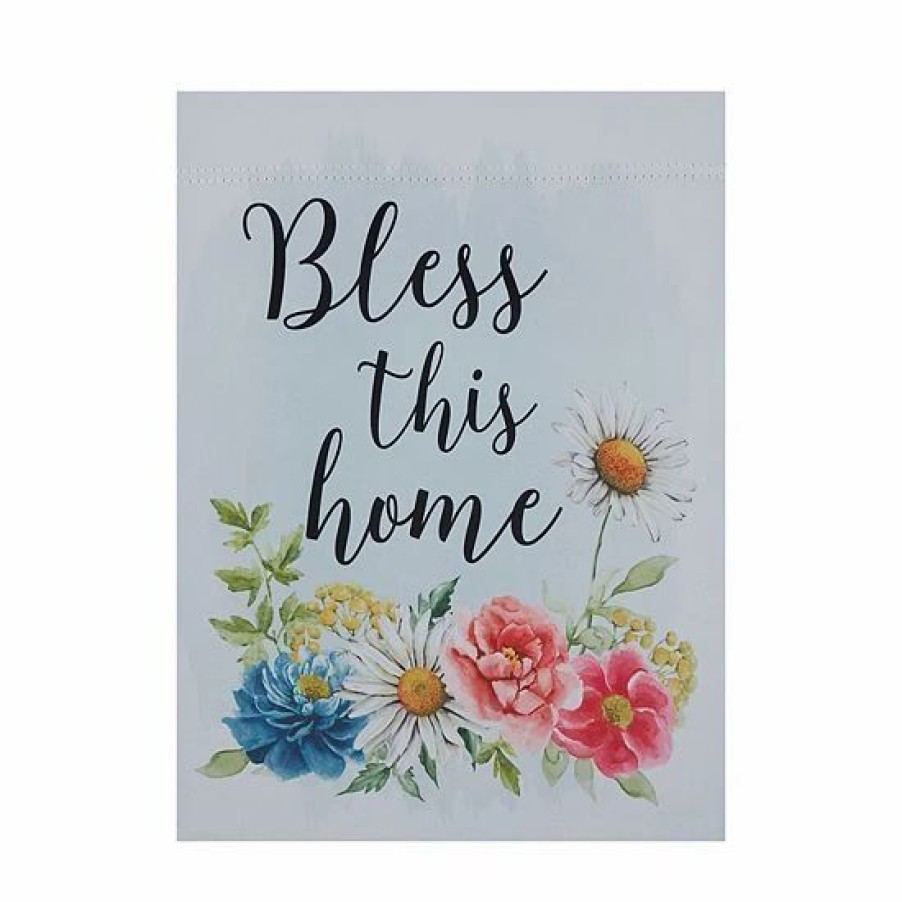 Home Decor * | Sonoma Goods For Life Bless This Home Outdoor Garden Flag