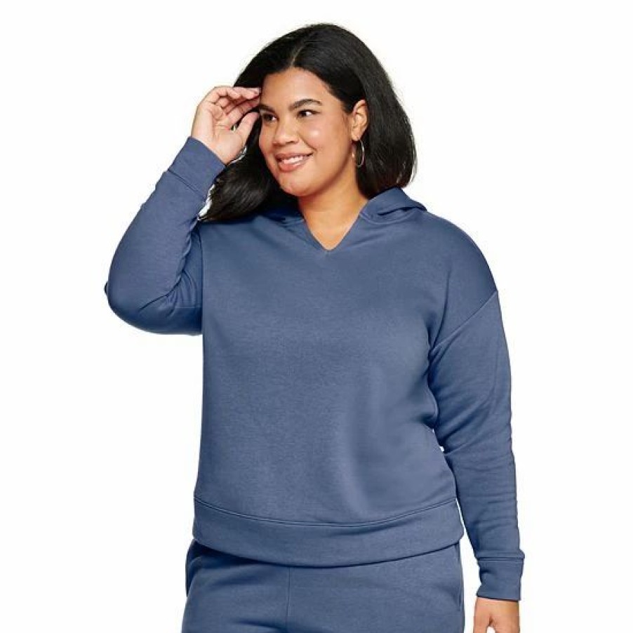 Mens * | Plus Size Sonoma Goods For Life Fleece Hoodie Sweatshirt