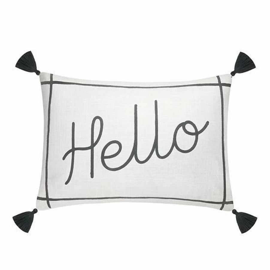 Home Decor * | Sonoma Goods For Life "Hello" Pillow