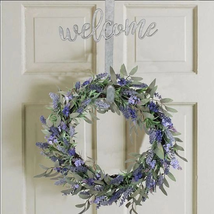 Home Decor * | Sonoma Goods For Life Metal "Welcome" Wreath Holder