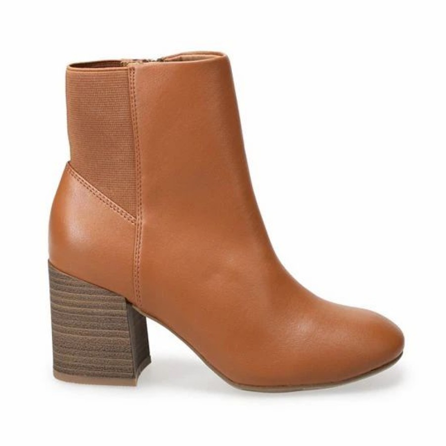 Womens * | Sonoma Goods For Life Sanclemente Women'S Block Heel Ankle Boots