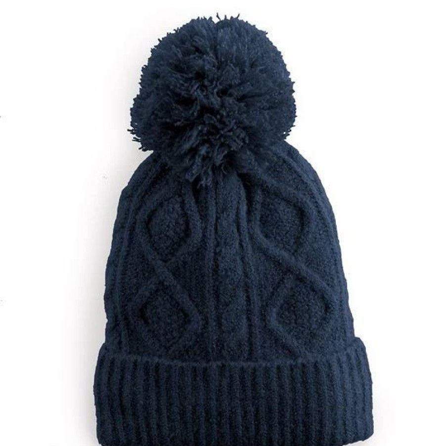 Mens * | Women'S Sonoma Goods For Life Sherpa-Lined Cable Knit Beanie