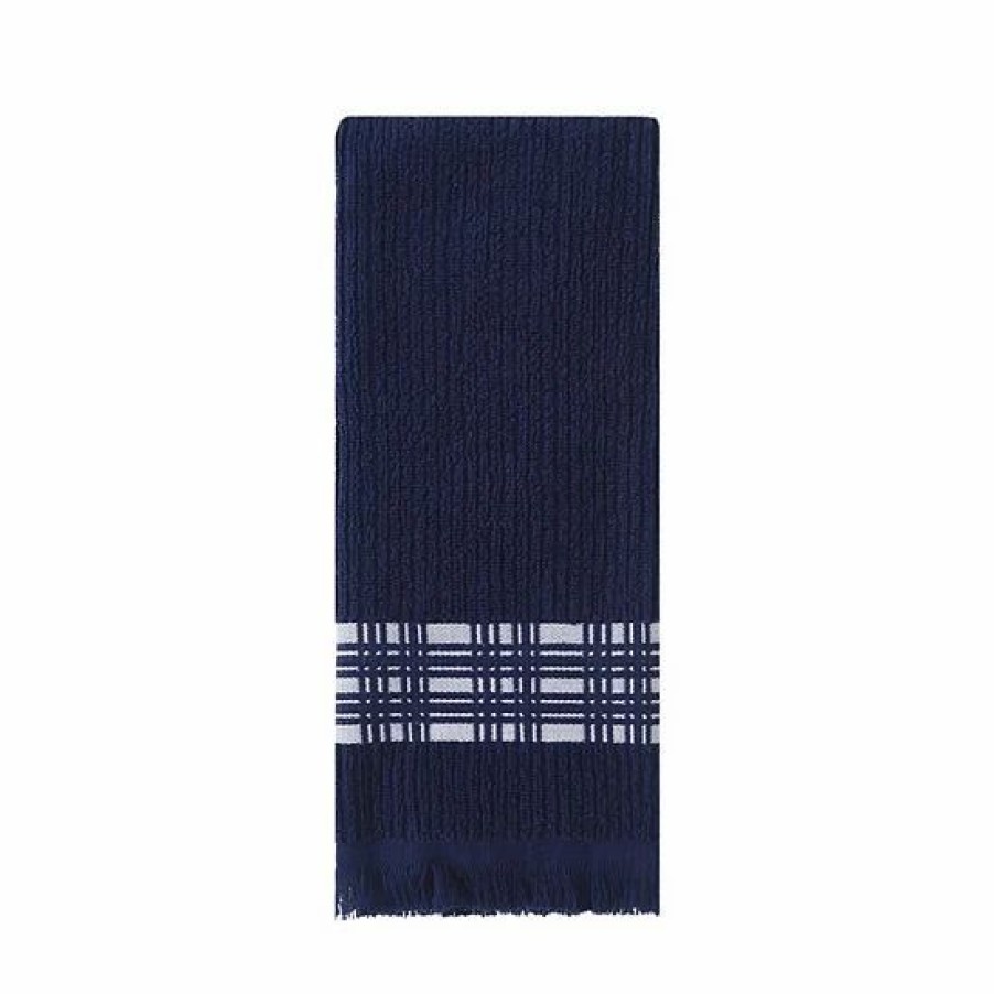 Bed & Bath * | Sonoma Goods For Life Morgan Plaid Border Hand Towel