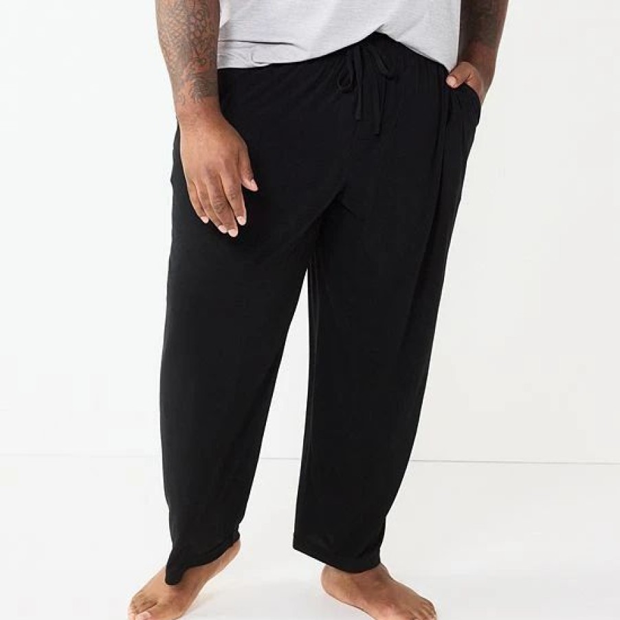 Mens * | Big & Tall Sonoma Goods For Life Lush Luxe Relaxed-Fit Sleep Pants