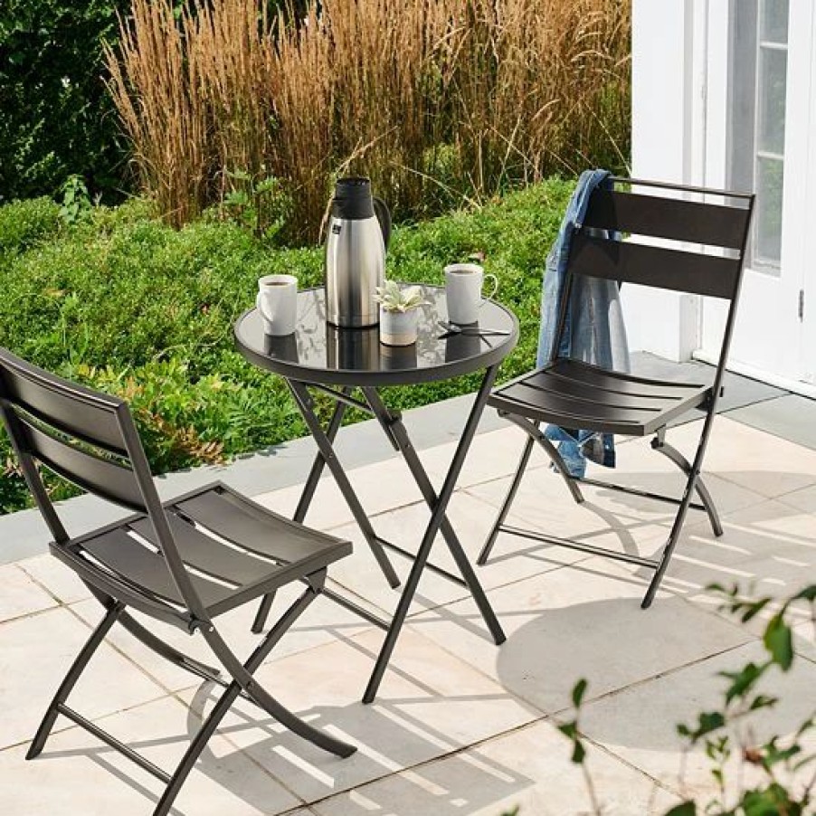 Furniture * | Sonoma Goods For Life Kenwood Bistro Patio Folding Table