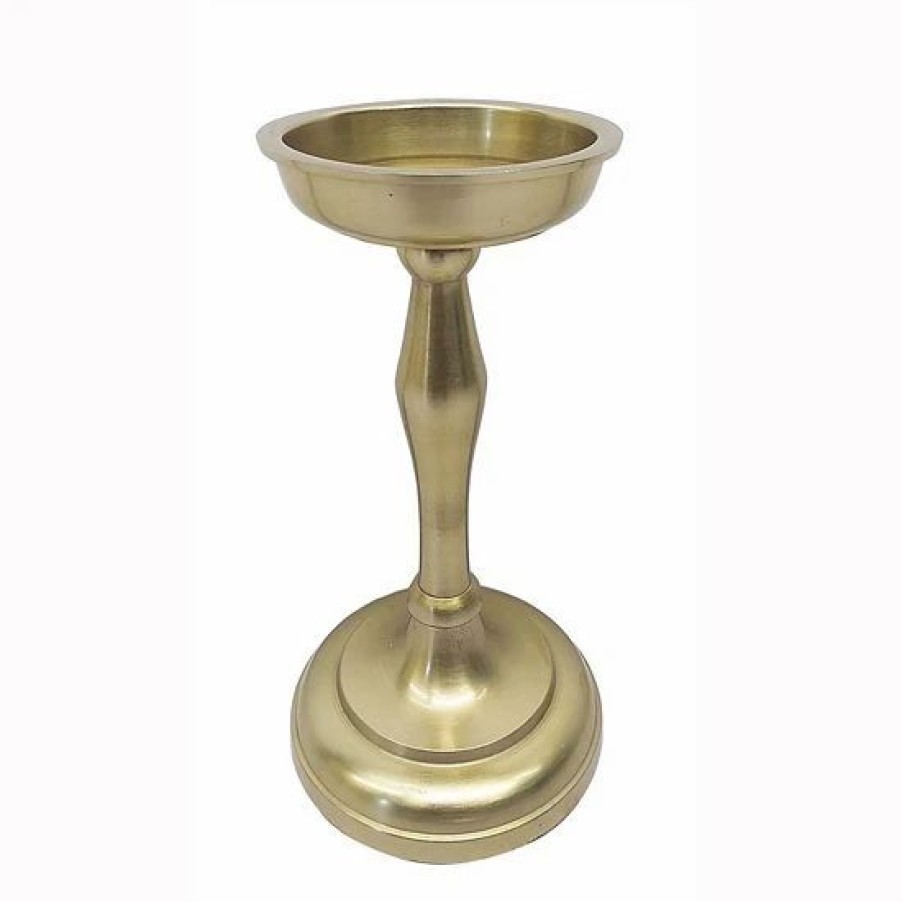 Home Decor * | Sonoma Goods For Life Antique Inspired Tall Pillar Candle Holder Table Decor