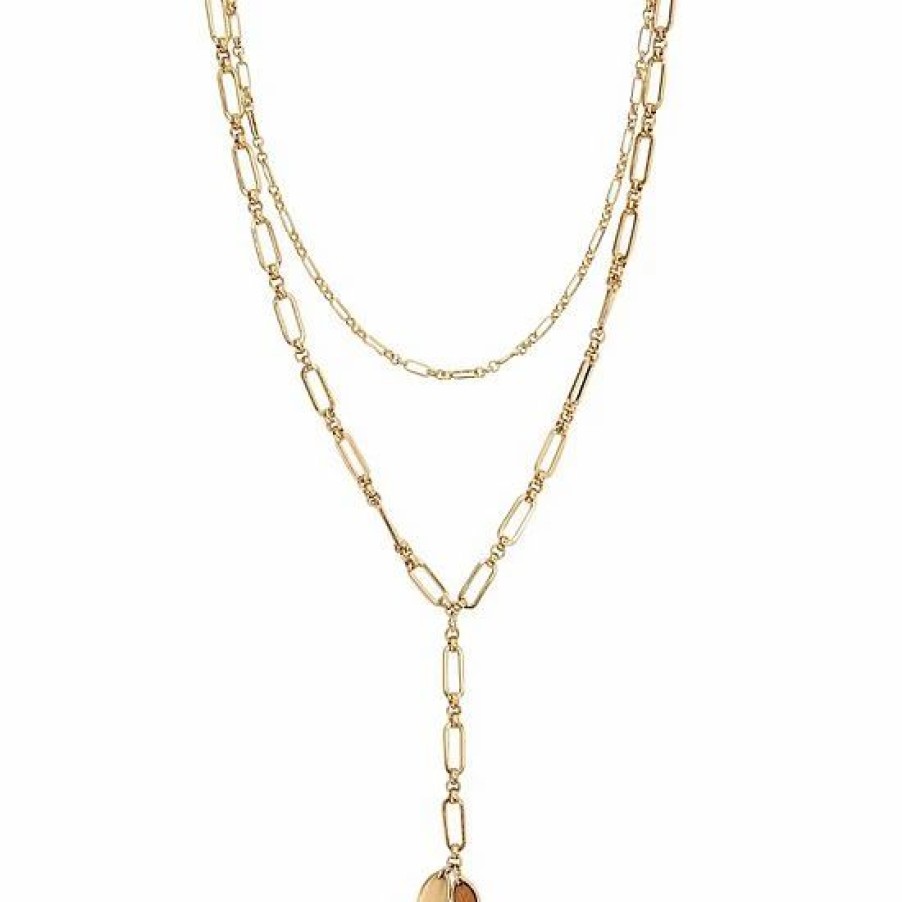 Womens * | Sonoma Goods For Life Two Row Multi Chain And Charm Y-Necklace