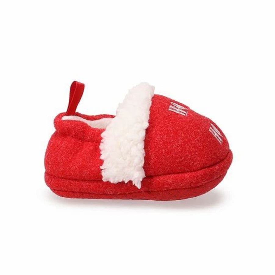 Womens * | Sonoma Goods For Life Baby Jammies For Your Families Ho! Ho! Ho! Slippers