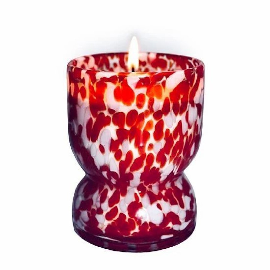 Home Decor * | Sonoma Goods For Life 12-Oz. Spiced Holly Berry Speckled Pedestal Candle Table Decor