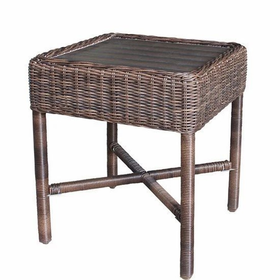 Furniture * | Sonoma Goods For Life Cortena Wicker End Table