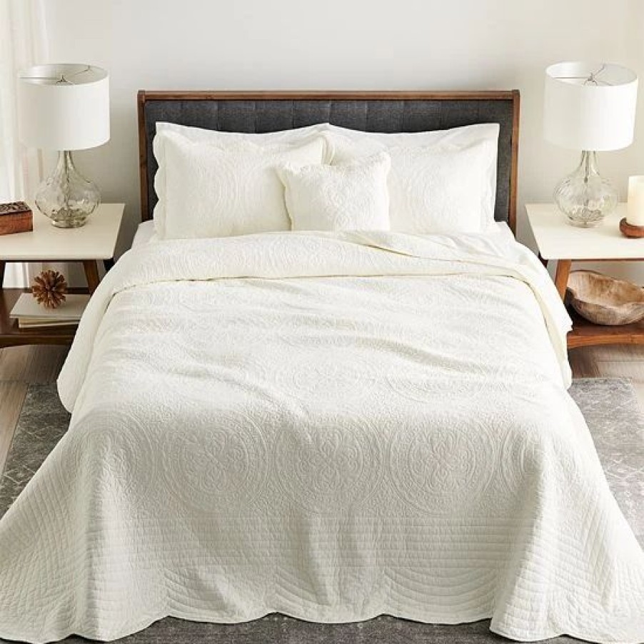 Bed & Bath * | Sonoma Goods For Life Heritage Solid Bedspread Or Sham