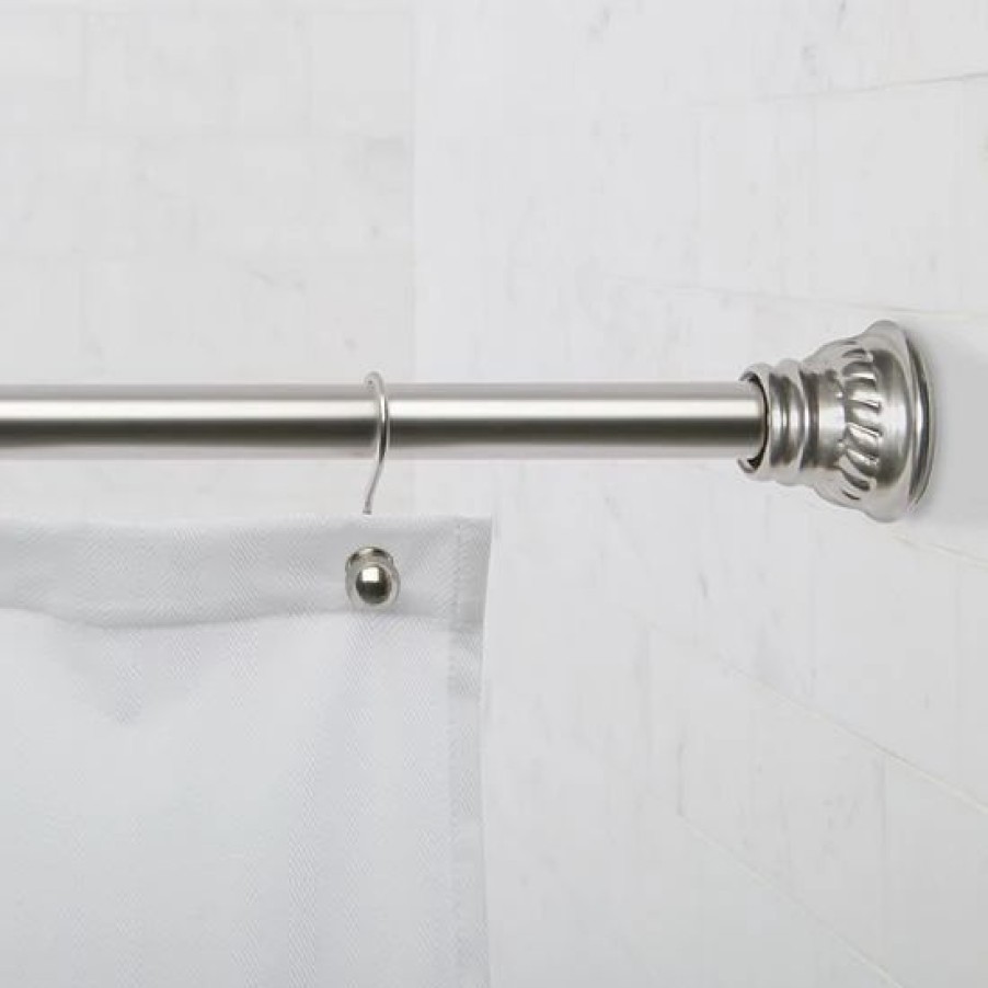 Bed & Bath * | Sonoma Goods For Life Aegean Aluminum Finial Shower Tension Rod