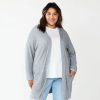 Mens * | Plus Size Sonoma Goods For Life Favorite Long Sleeve Cardigan