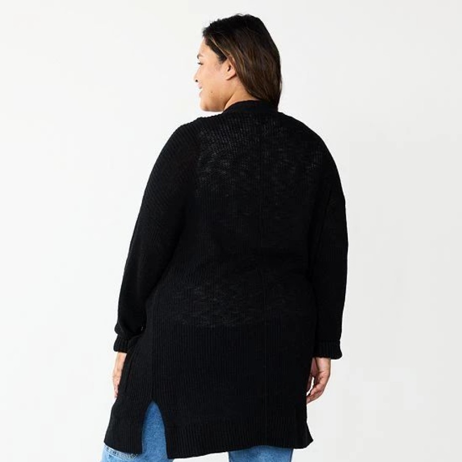 Mens * | Plus Size Sonoma Goods For Life Favorite Long Sleeve Cardigan