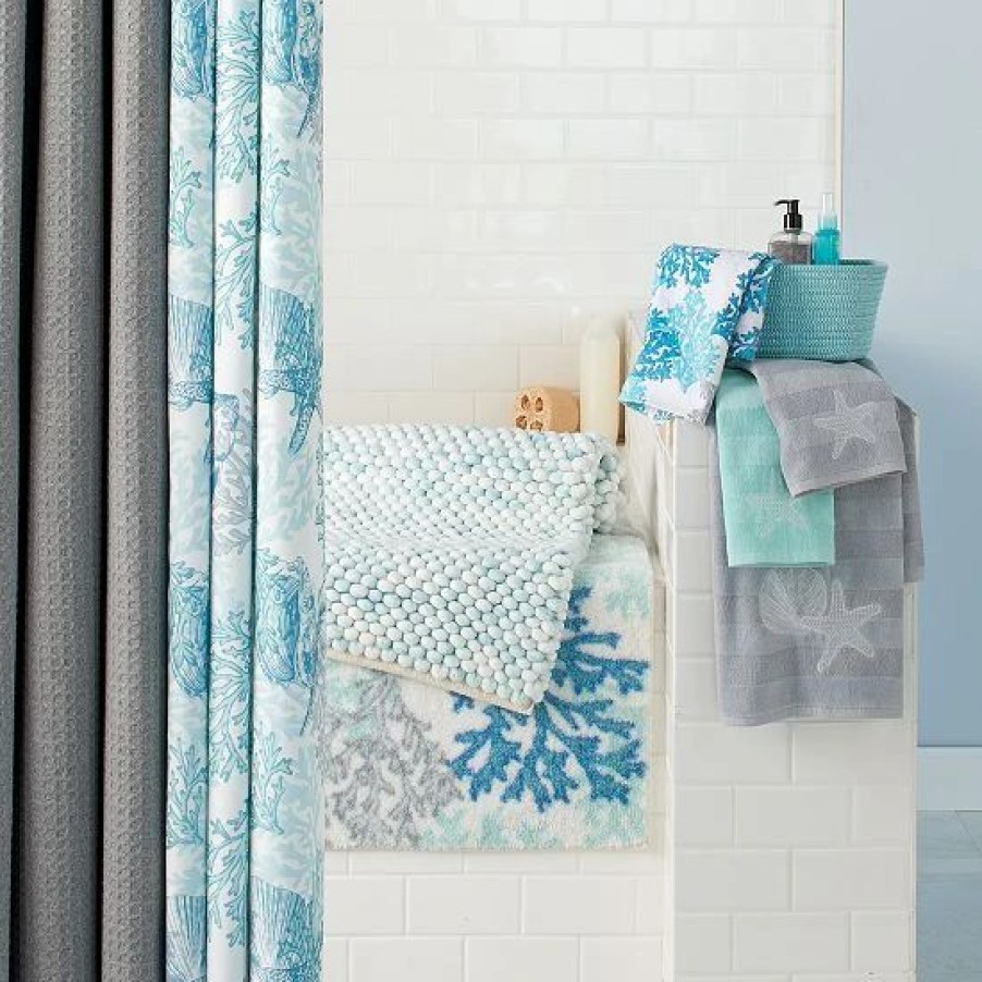 Bed & Bath * | Sonoma Goods For Life Coastal Printed Shower Curtain