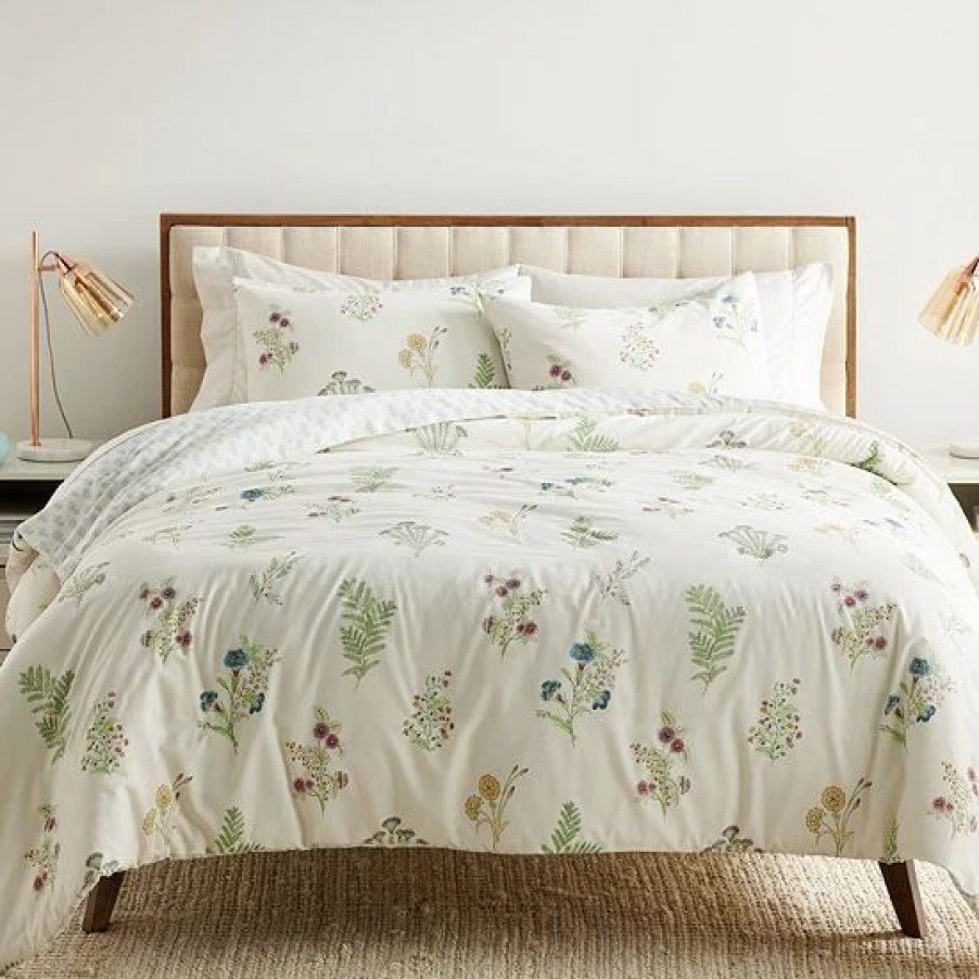 Bed & Bath * | Sonoma Goods For Life Aubrey Wildflower Print Duvet Cover Set With Shams