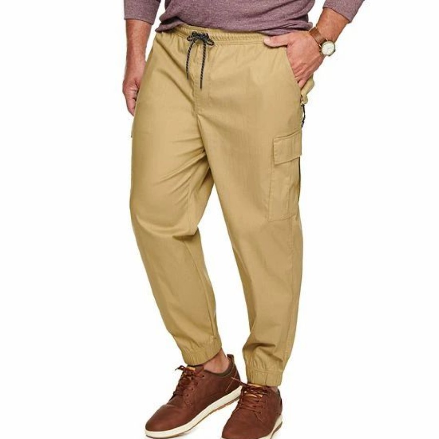 Mens * | Big & Tall Sonoma Goods For Life Flexwear Outdoor Cargo Jogger Pants