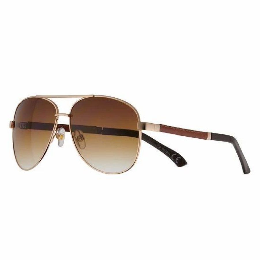 Mens * | Men'S Sonoma Goods For Life 61Mm Metal Aviator Sunglasses