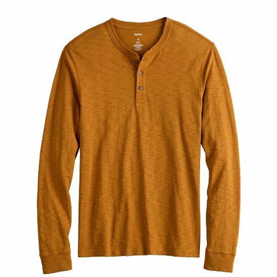 Mens * | Men'S Sonoma Goods For Life Henley Top