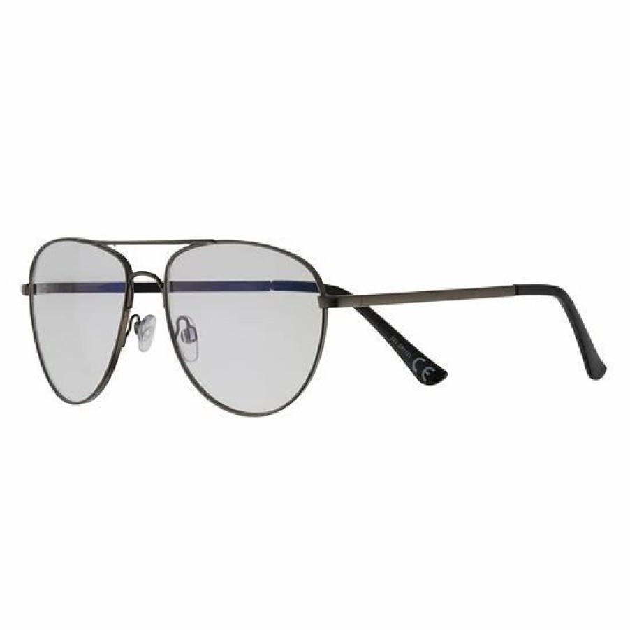 Mens * | Men'S Sonoma Goods For Life 58Mm Blue Light Metal Aviator Glasses