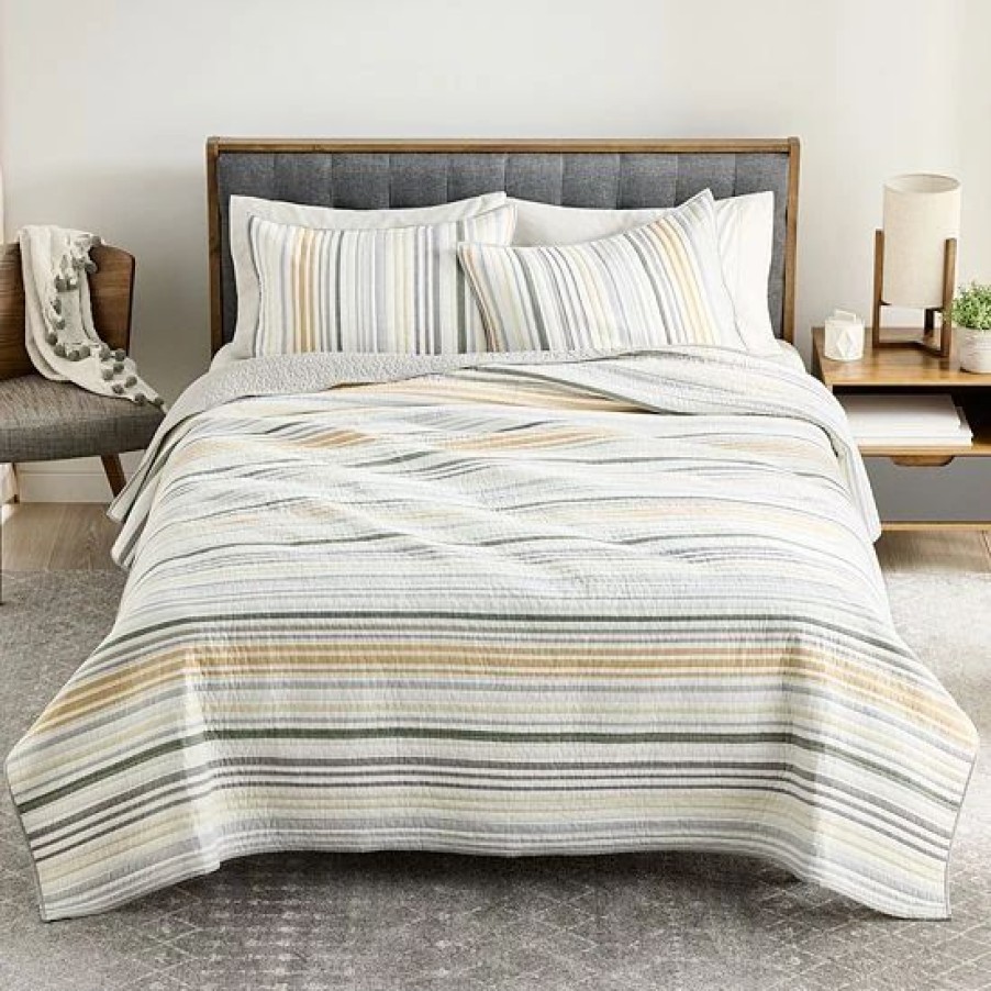 Bed & Bath * | Sonoma Goods For Life New Traditions Plymouth Yarn Dyed Stripe Quilt Or Sham