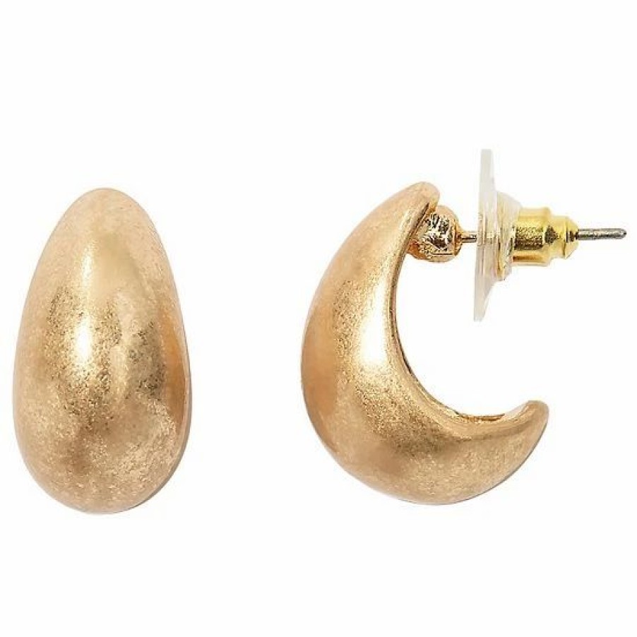 Womens * | Sonoma Goods For Life Chunky Mini J Hoop Earrings