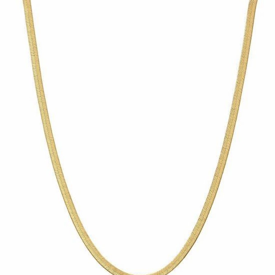 Womens * | Sonoma Goods For Life 18 Herringbone Chain Necklace